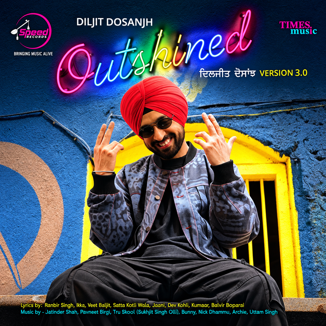 DILJIT DOSANJH OUTSHINED - VINYL RECORD